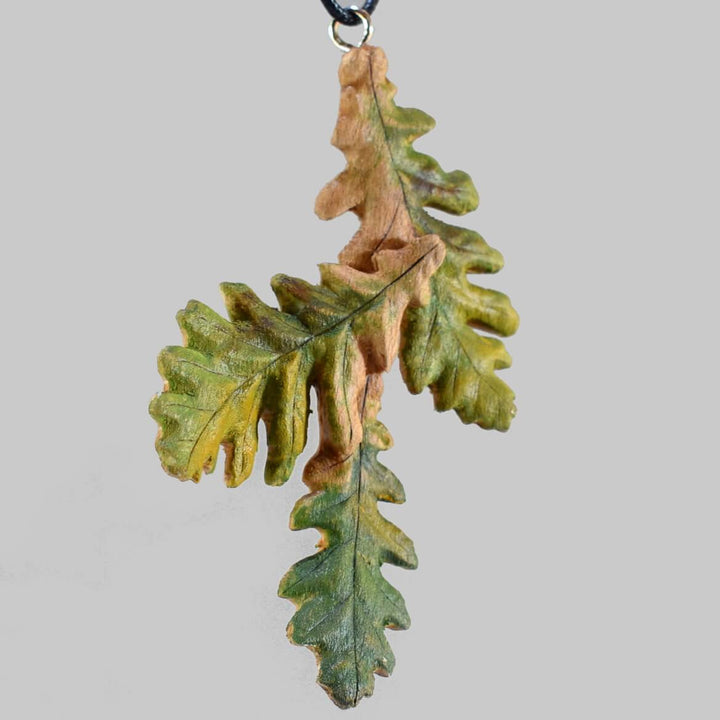 collana foglie di quercia