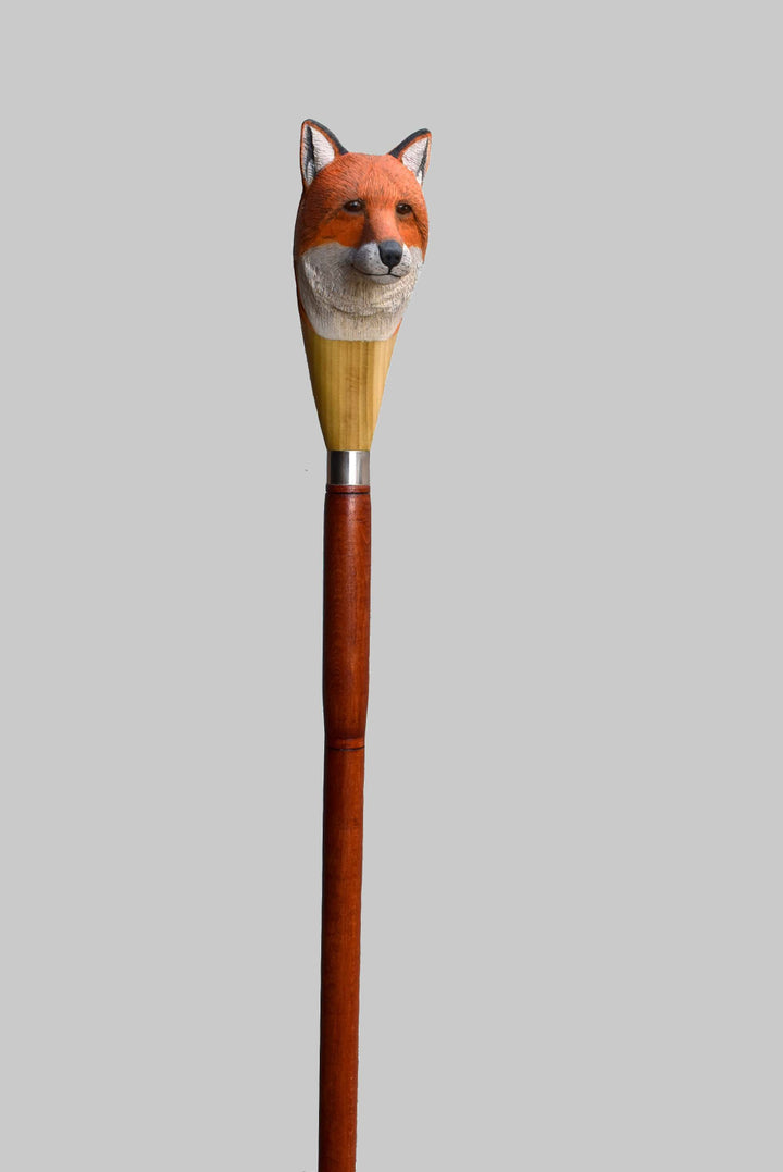 hiking staff fox head
