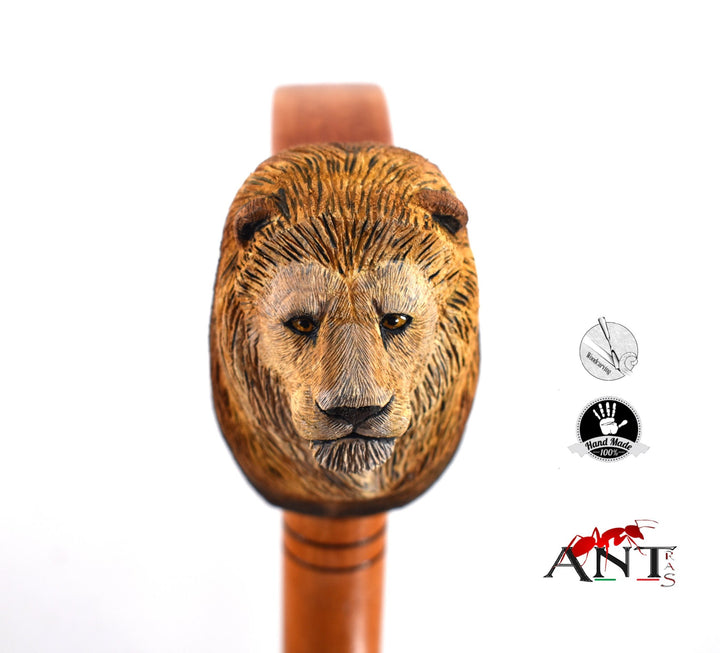 wooden lion canes