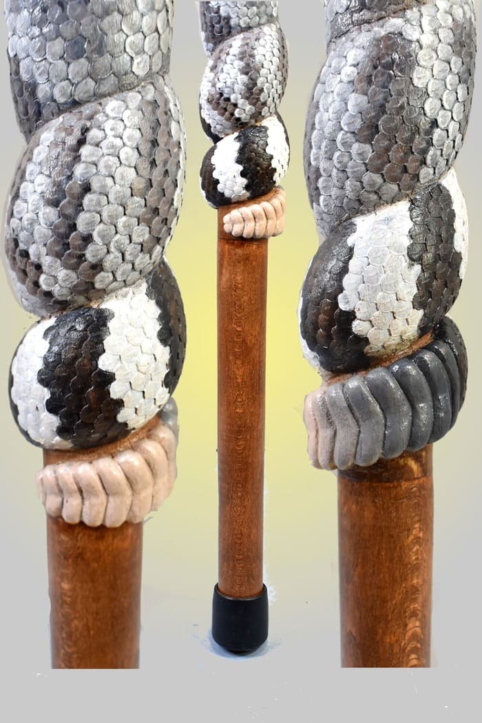 Hand carved rattle